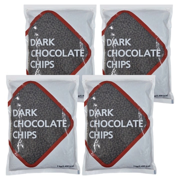 SKY 다크초코칩, 1kg, 4개