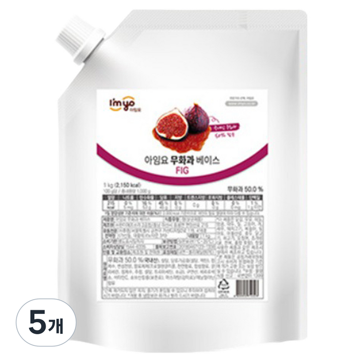 아임요 무화과 베이스, 1kg, 5개