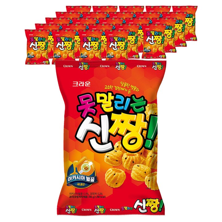 크라운 못말리는신짱, 245g, 25개