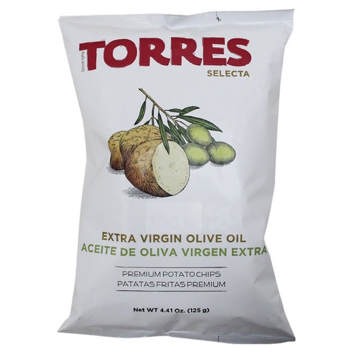 토레스 셀렉타 엑스트라버진 올리브오일 감자칩, 125g, 1개