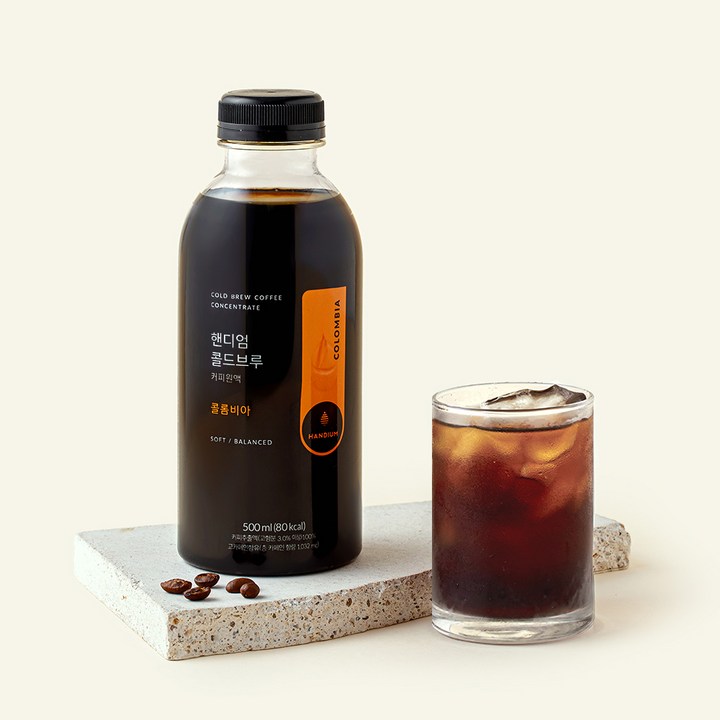 핸디엄 콜드브루 커피원액 콜롬비아, 500ml, 1개