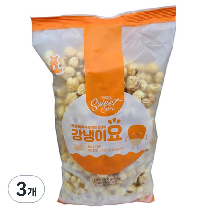 성부식품 강냉이요, 200g, 3개