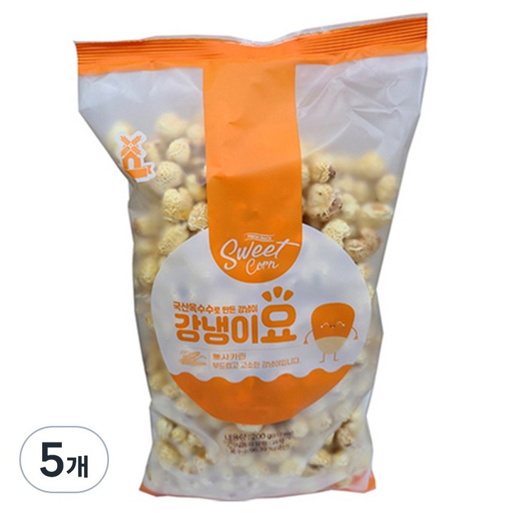 성부식품 강냉이요, 200g, 5개