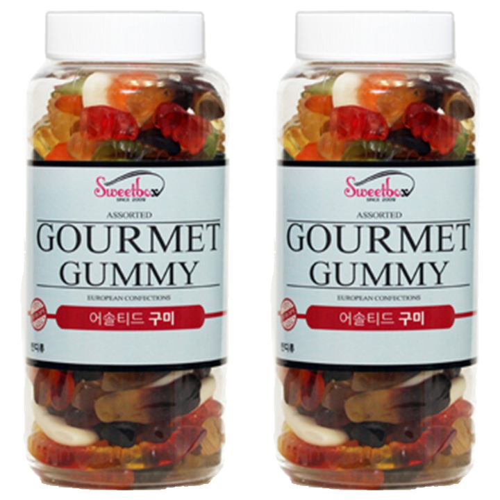 혼합 젤리, 700g, 2개