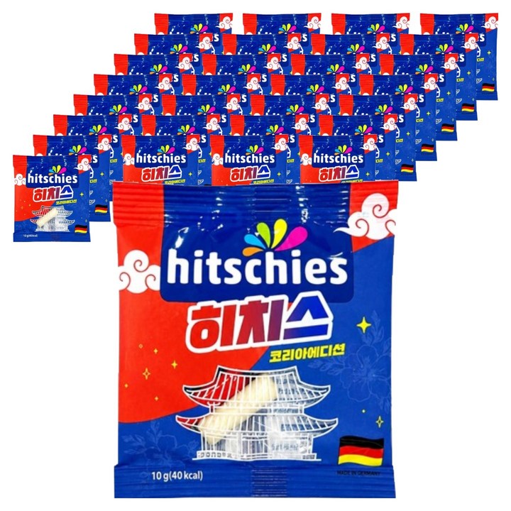 히치스 수수깡젤리 코리아 에디션, 10g, 60개