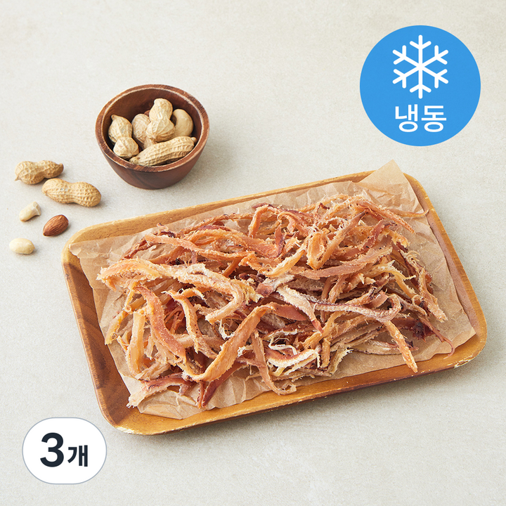 서건푸드 맥반석 참구이 오징어채 (냉동), 3개, 200g