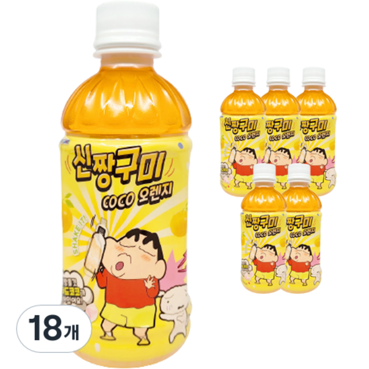 신짱구미 COCO 오렌지, 340ml, 18개