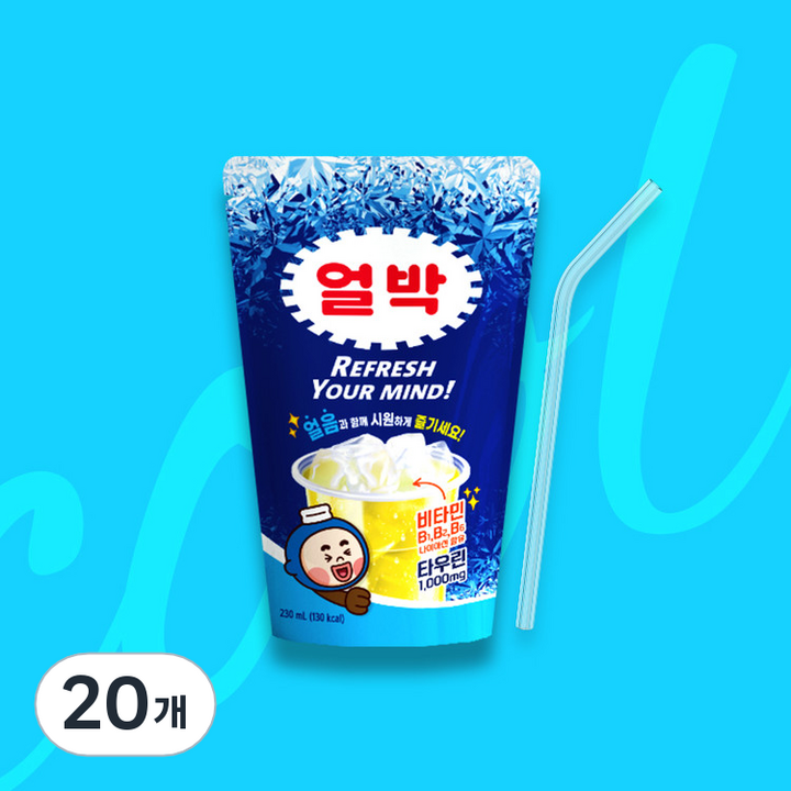 박카스 얼박 음료, 230ml, 20개