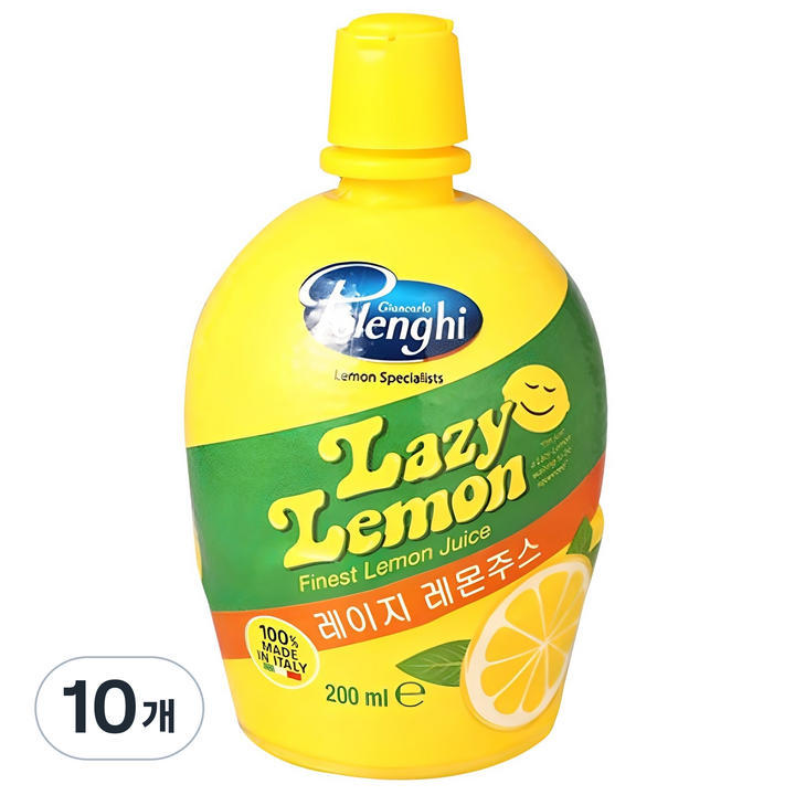 레이지레몬 주스, 200ml, 10개