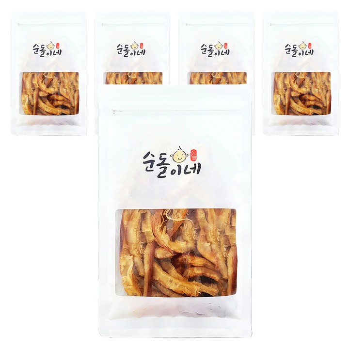 순돌이네 바베큐 페스츄리 오징어, 5개, 130g