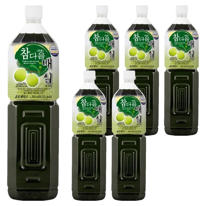 파낙스 참다음 매실, 1.5L, 6개