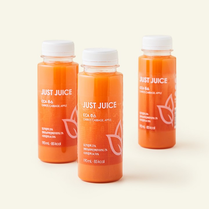 CCA 주스, 190ml, 3개