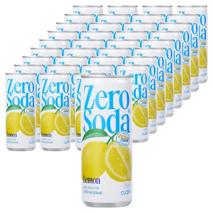 클룹 제로소다 레몬, 250ml, 72개