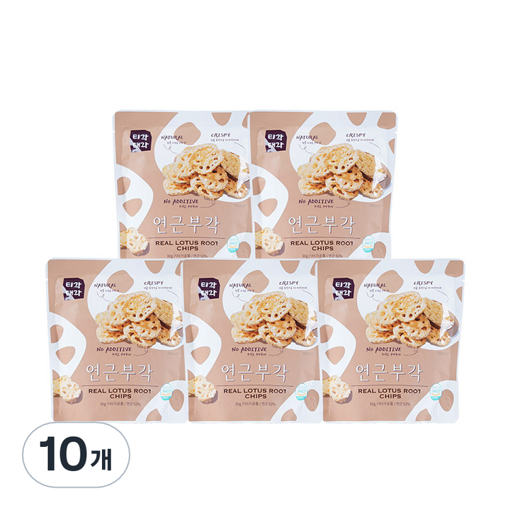 티각태각 연근부각, 30g, 10개