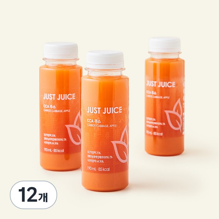 CCA 주스, 190ml, 12개