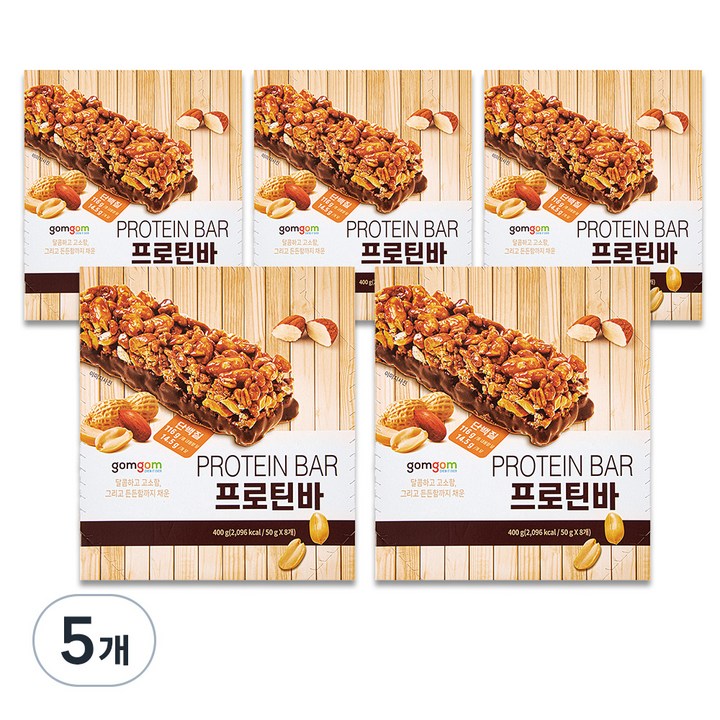 곰곰 프로틴바, 400g, 5개