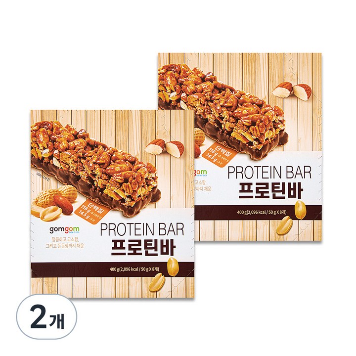 곰곰 프로틴바, 400g, 2개