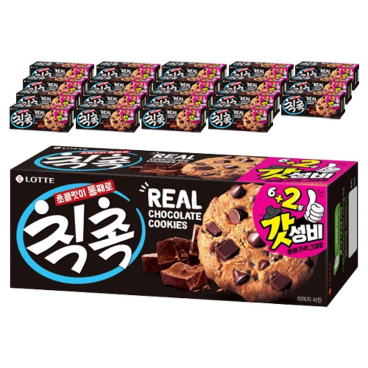 롯데웰푸드 칙촉, 120g, 20개