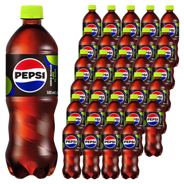 펩시 제로슈거 라임향, 500ml, 36개