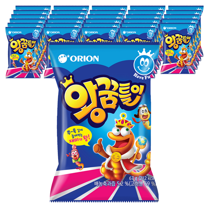 오리온 왕꿈틀이 젤리, 67g, 70개