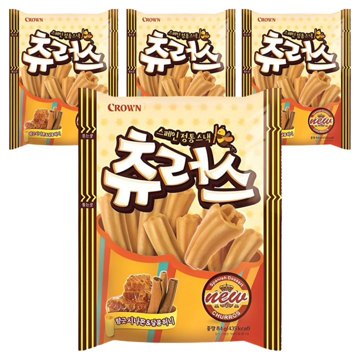 크라운 츄러스, 84g, 4개