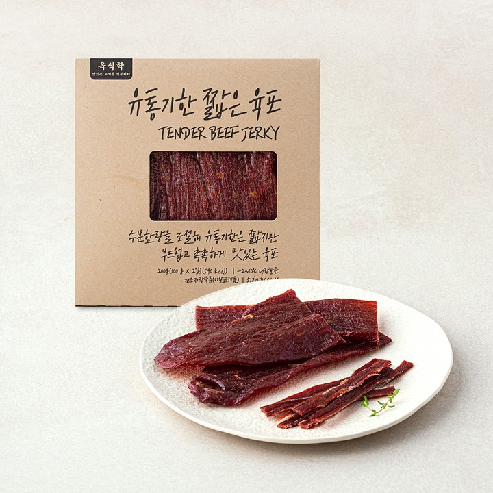육식학 유통기한 짧은 육포, 200g, 1개