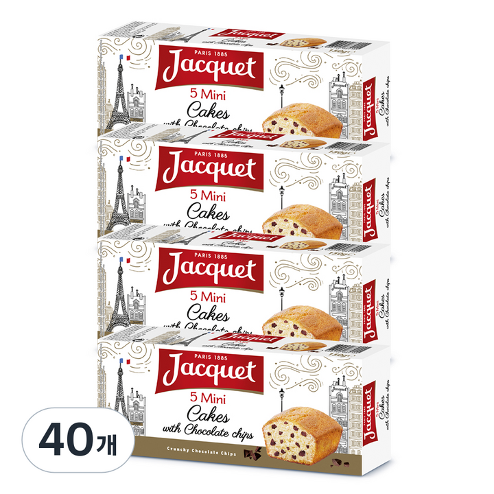 자케 미니 초코칩케익, 150g, 40개