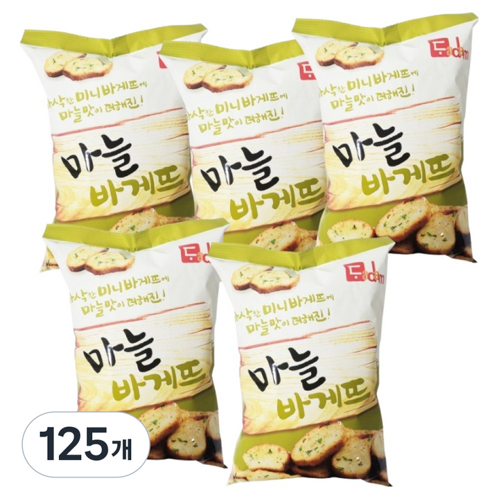 어반티라노 마늘바게뜨 과자, 125개, 90g