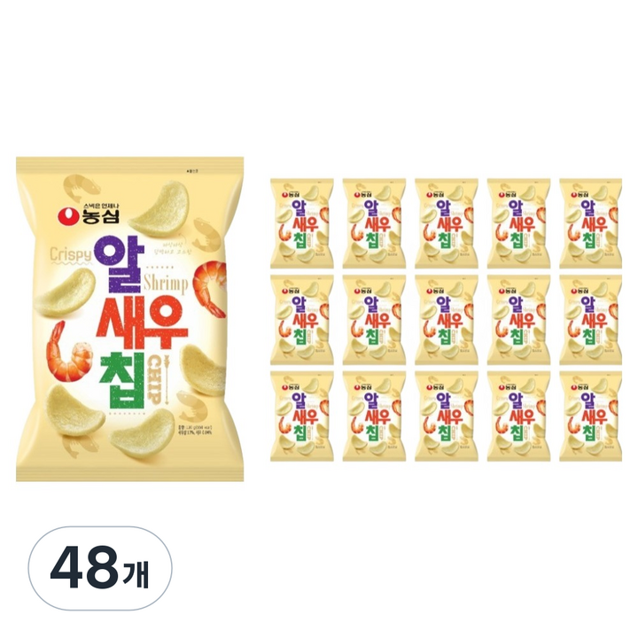 알새우칩, 110g, 48개