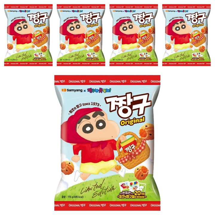 삼양 짱구, 5개, 115g