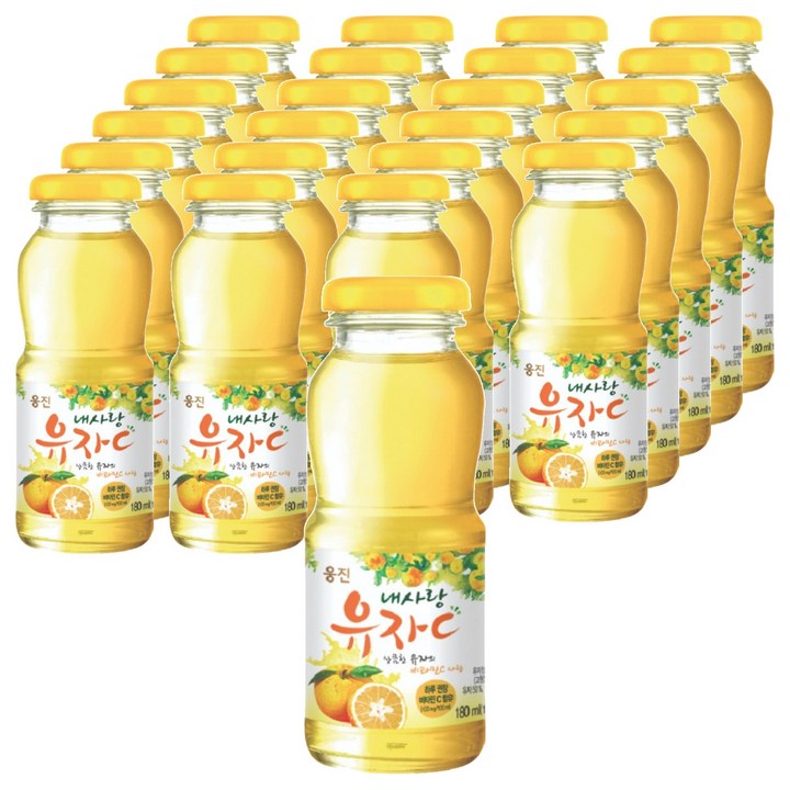 내사랑유자씨, 180ml, 24개