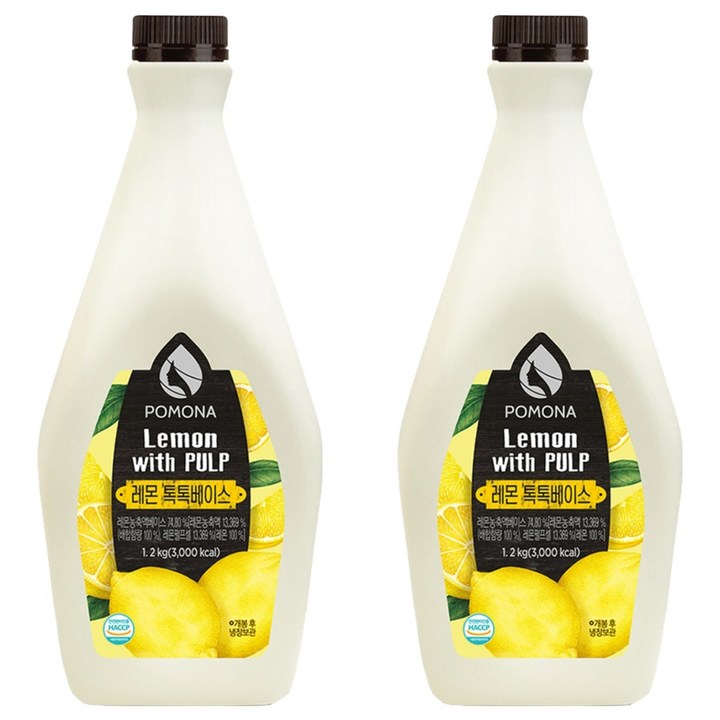 포모나 레몬 톡톡베이스, 1.2kg, 2개