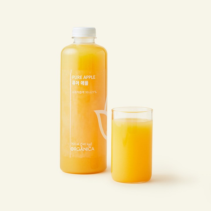 저스트주스 올가니카 퓨어 애플 주스, 900ml, 1병