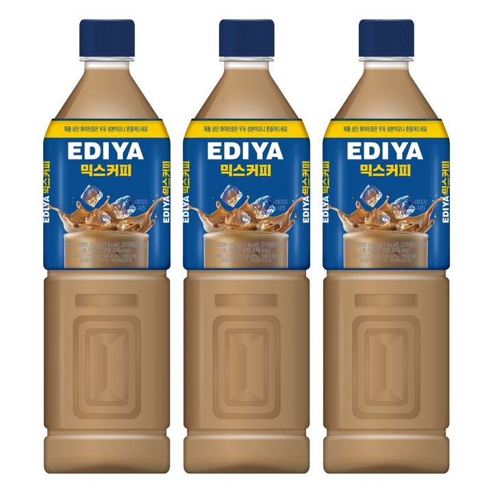 이디야 믹스커피, 1L, 3개