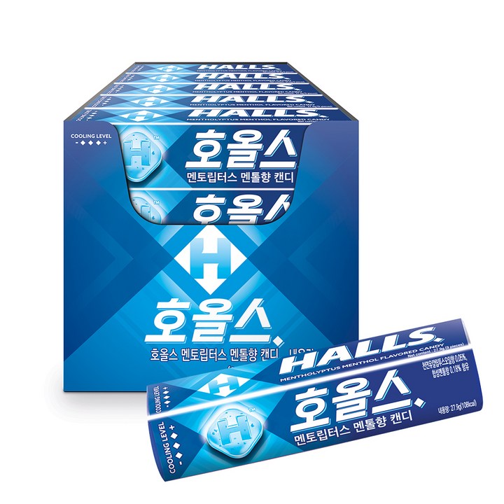 호올스 멘토립터스 멘톨향 캔디, 20개, 27.9g