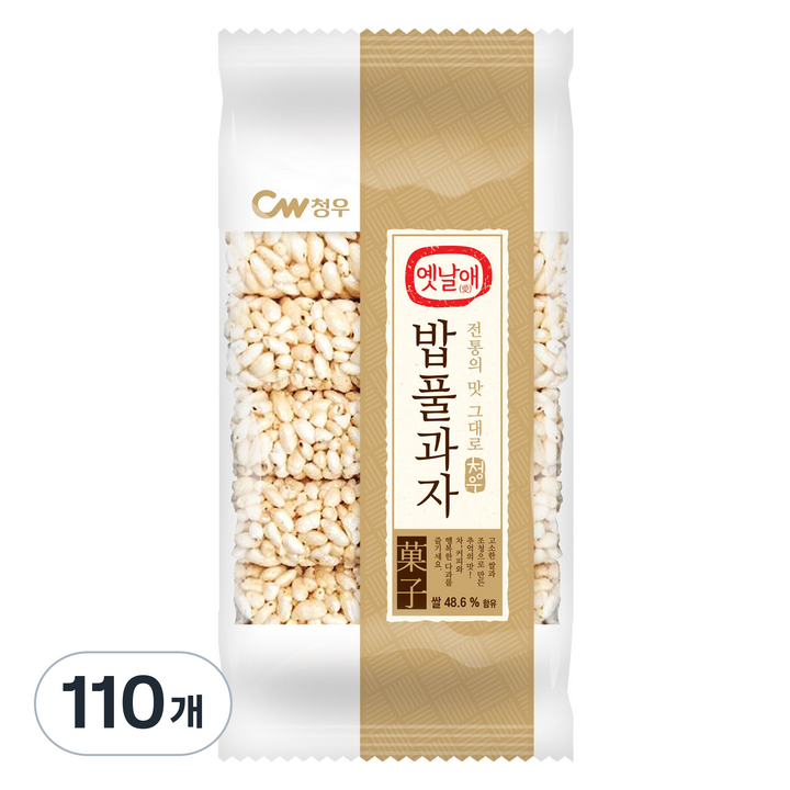 청우식품 밥풀과자, 130g, 110개
