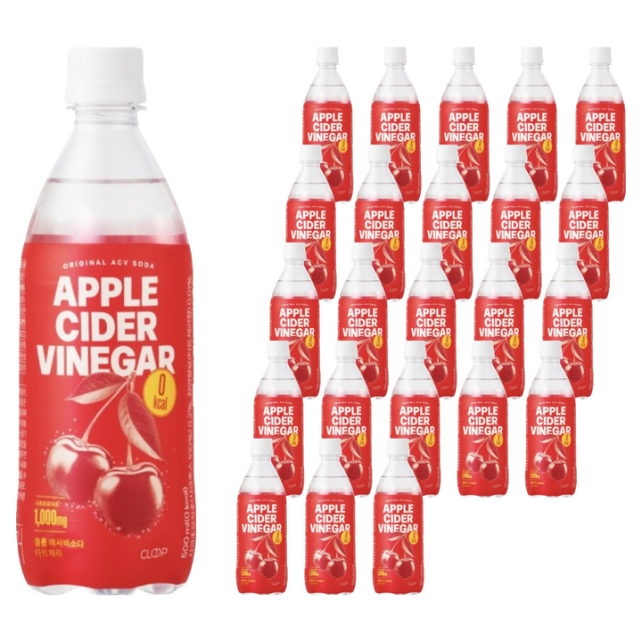 클룹 애사비소다 타트체리, 500ml, 24개