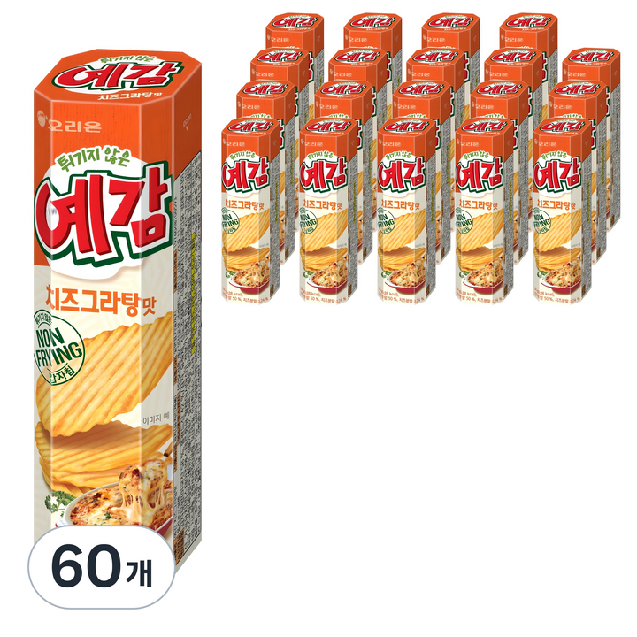 오리온 예감 치즈그라탕, 64g, 60개