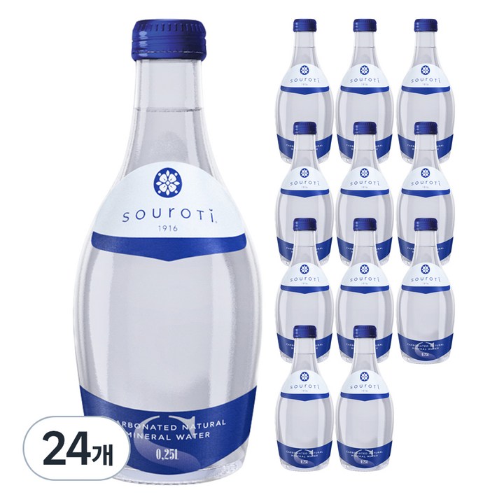 샤로티 스파클링 워터 플레인, 250ml, 24개
