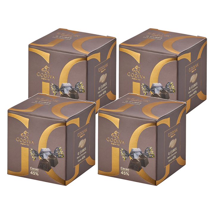 고디바 지큐브 다크 초콜릿 7p, 56g, 4개