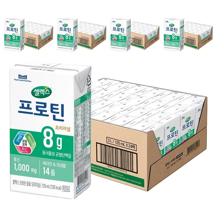 셀렉스 프로틴 오리지널, 125ml, 120개