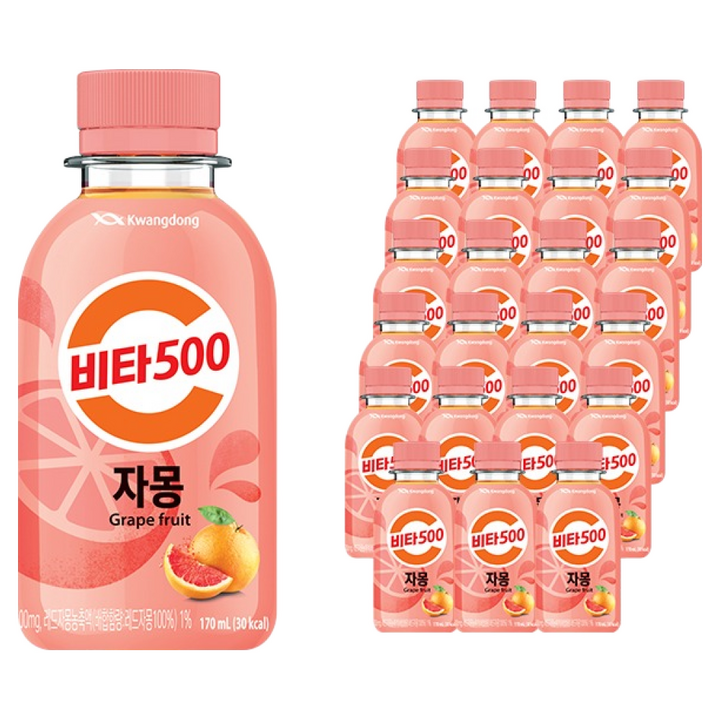 비타500 자몽, 170ml, 24개