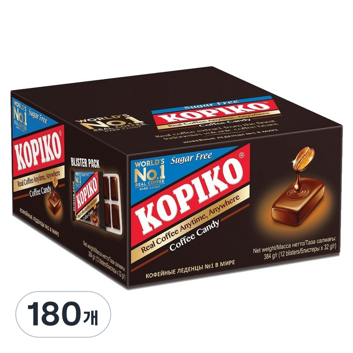 코피코 마요라 슈가프리 커피맛캔디 블리스터, 32g, 180개