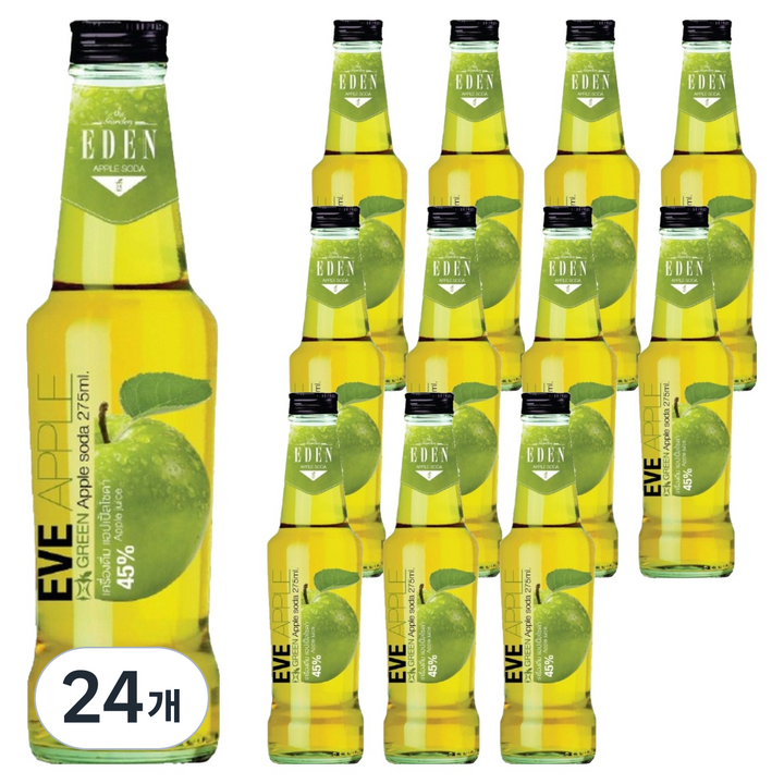 에덴 이브 스파클링 애플, 24개, 275ml
