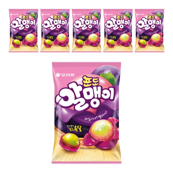 오리온 포도알맹이, 67g, 6개