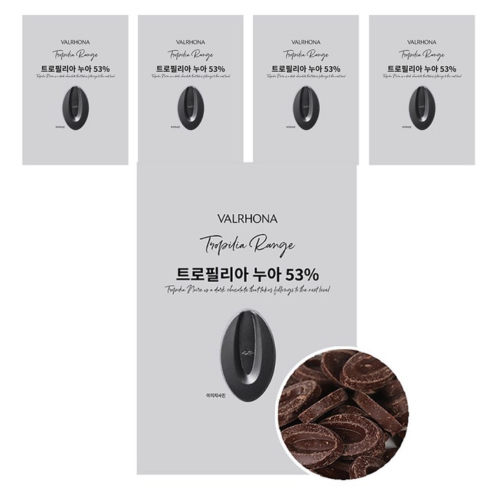 발로나 트로필리아 누아, 500g, 5개