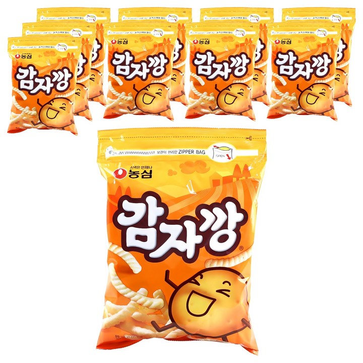 감자깡, 250g, 10개