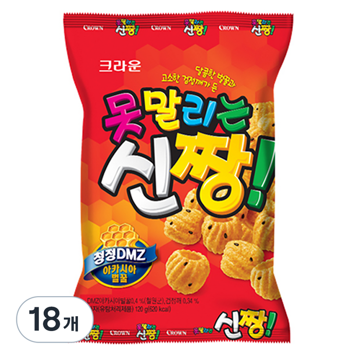 크라운 못말리는 신짱, 120g, 18개
