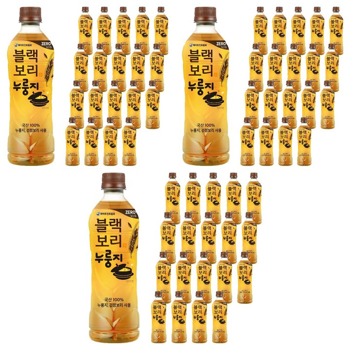 하이트진로 블랙보리 누룽지 음료, 520ml, 60개
