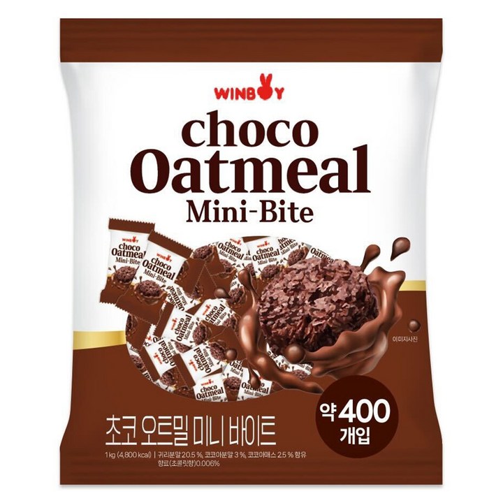 윈보이 초코 오트밀 미니 바이트, 1kg, 1개